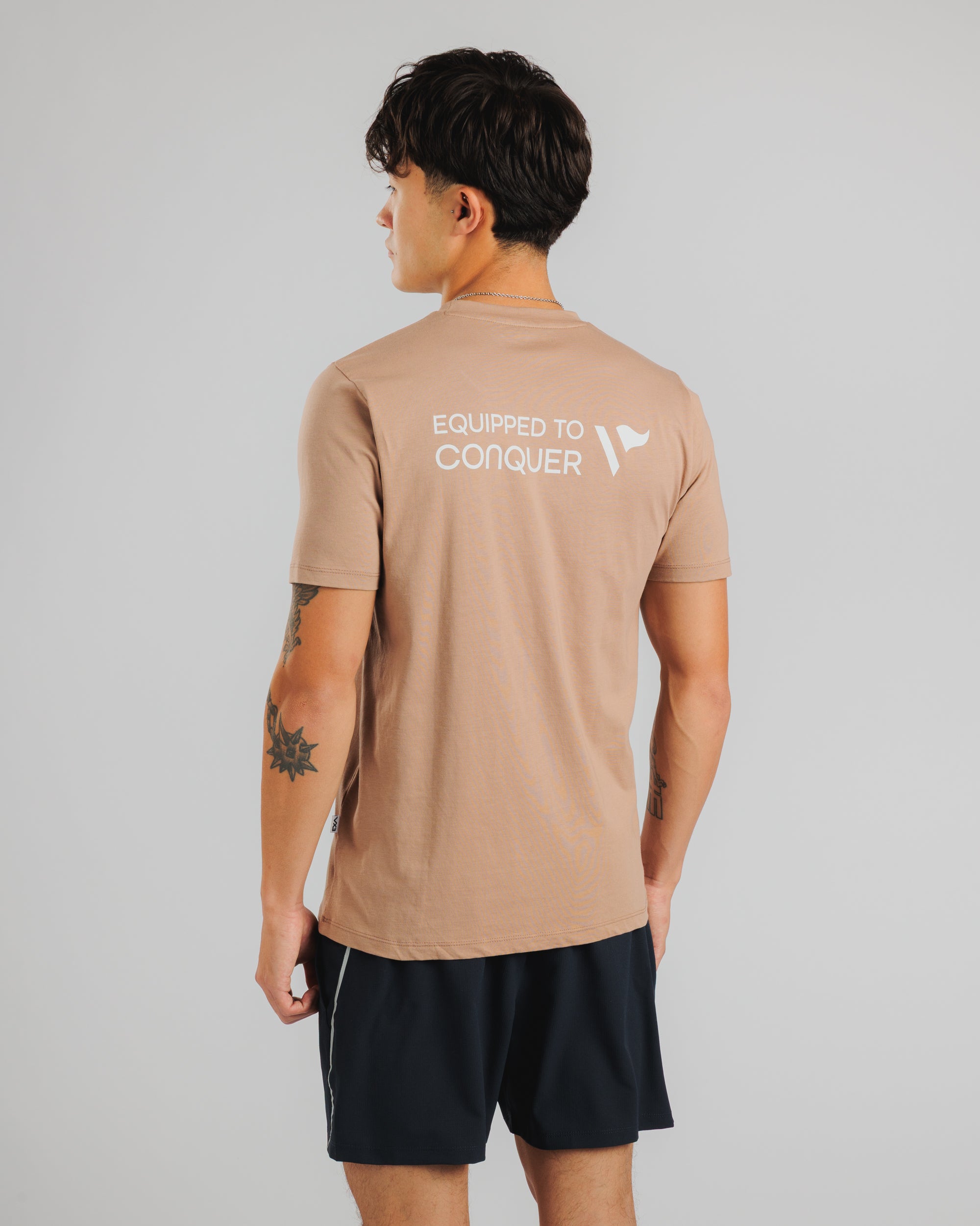 Drift S/S Cotton Tee - Driftwood