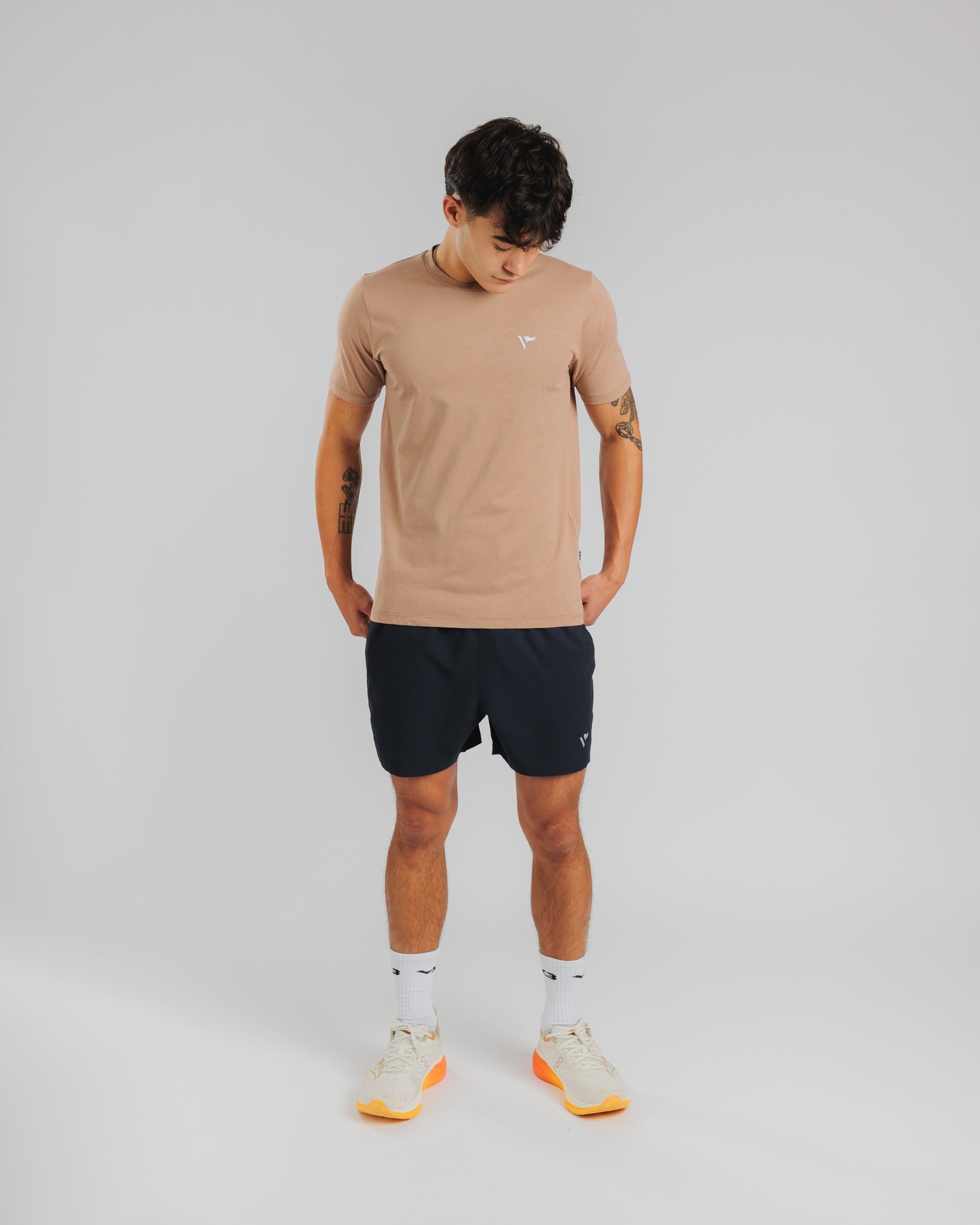 Drift S/S Cotton Tee - Driftwood