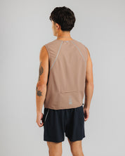 Pace Running Gilet - Driftwood