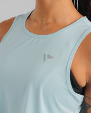 Swift Cropped Vest Women's - Sky Mist
