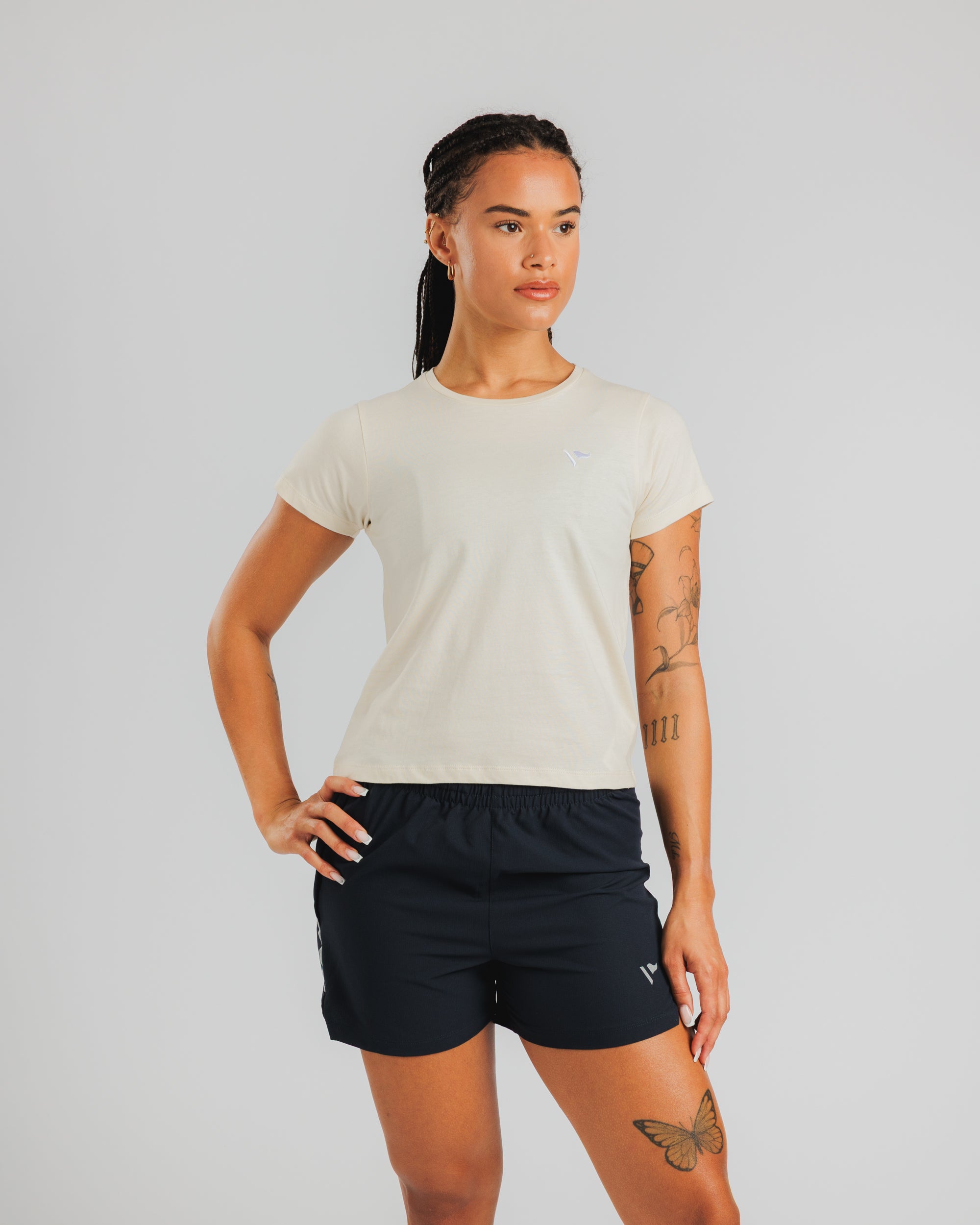 Drift S/S Cotton Tee Women's - Chalk White