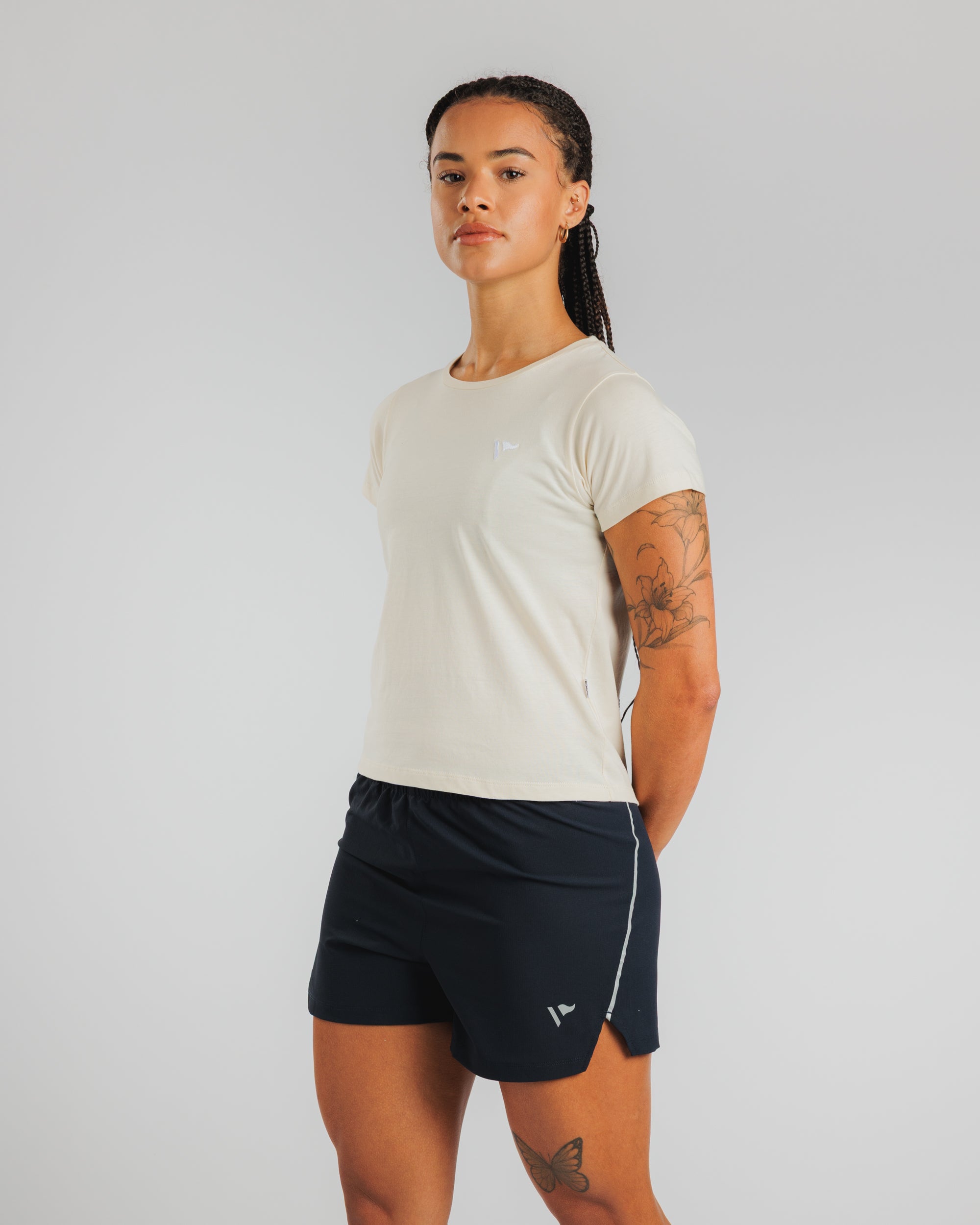 Drift S/S Cotton Tee Women's - Chalk White