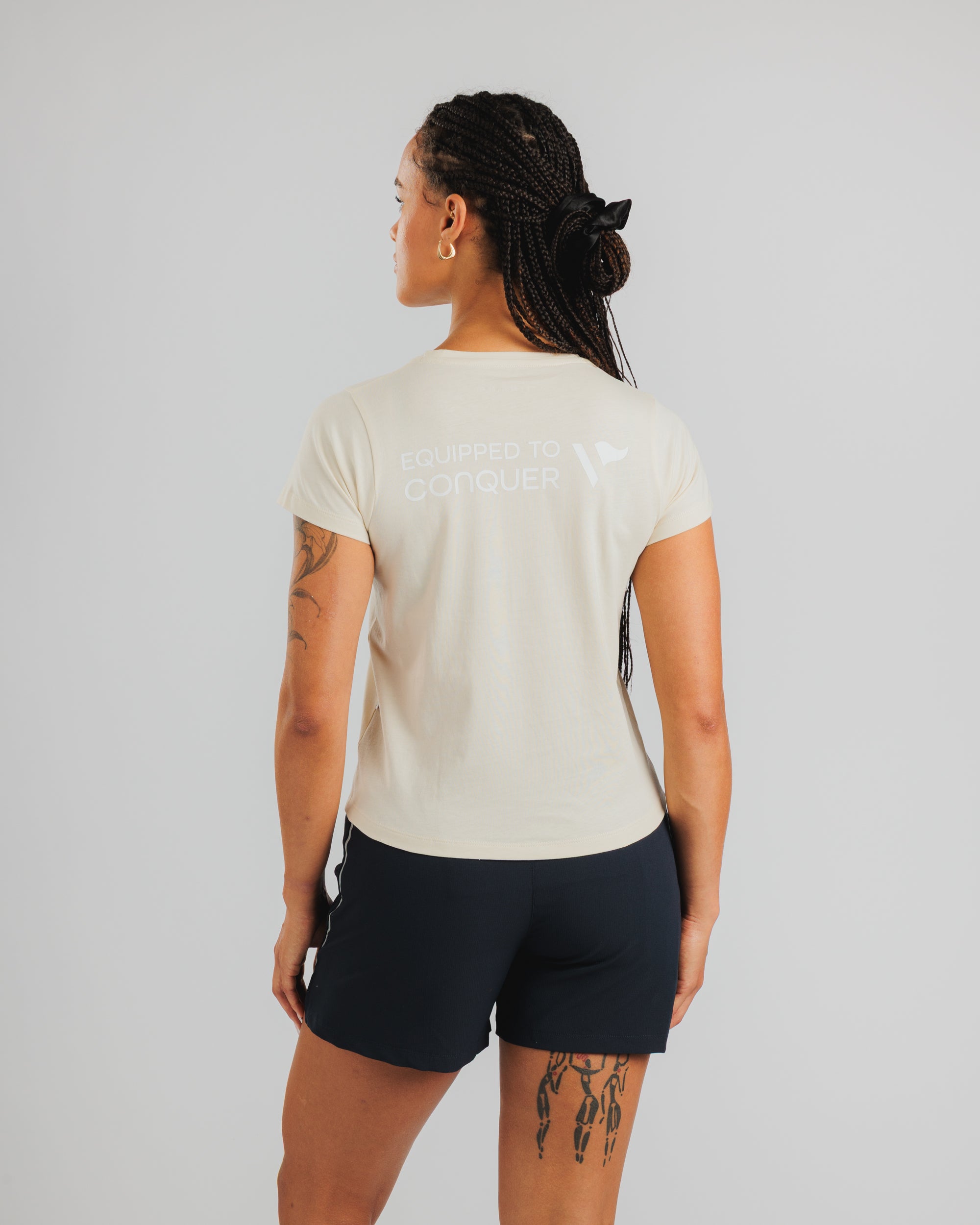 Drift S/S Cotton Tee Women's - Chalk White