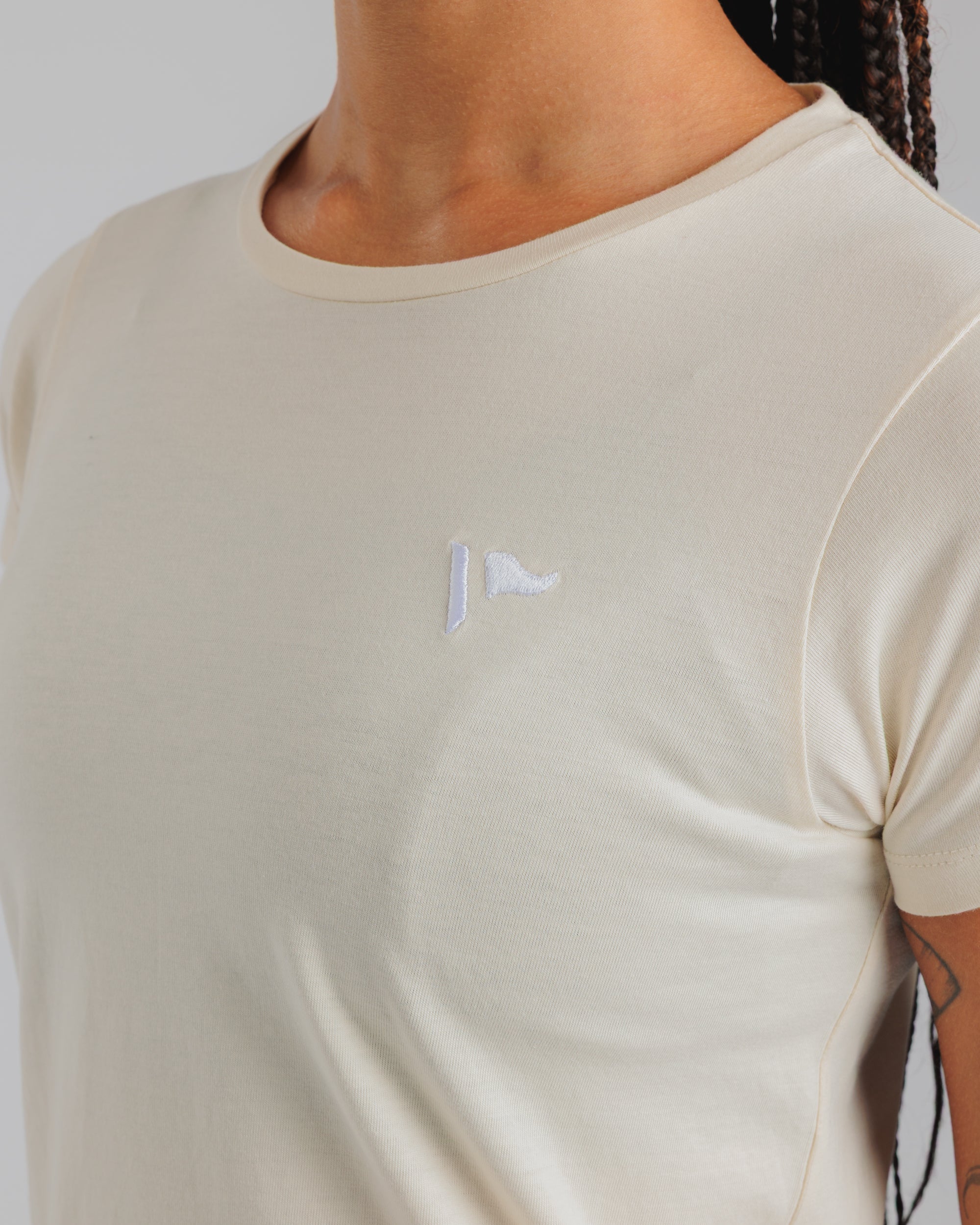 Drift S/S Cotton Tee Women's - Chalk White