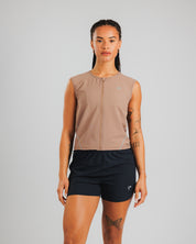 Pace Running Gilet Women's - Driftwood