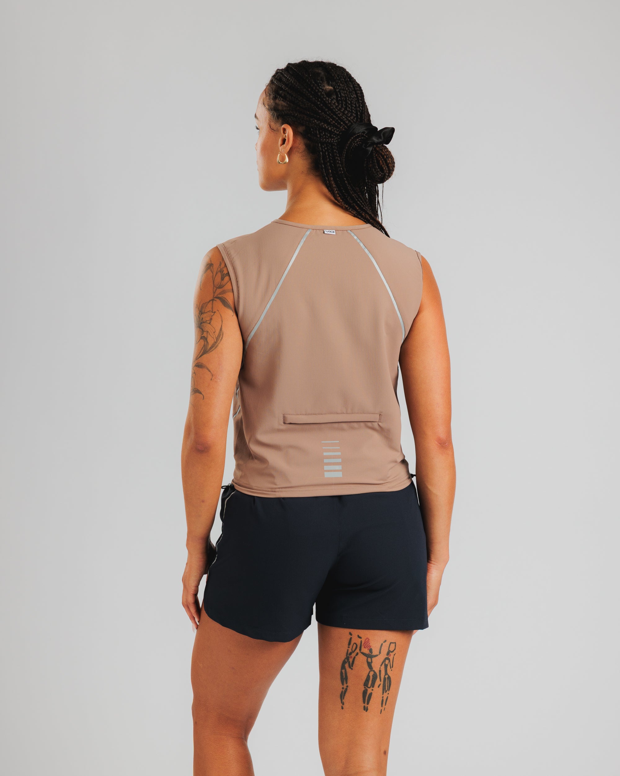 Pace Running Gilet Women's - Driftwood