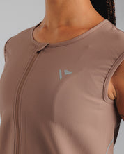 Pace Running Gilet Women's - Driftwood