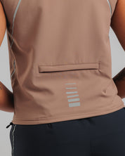 Pace Running Gilet Women's - Driftwood