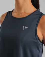 Swift Cropped Vest Women's - Faded Black