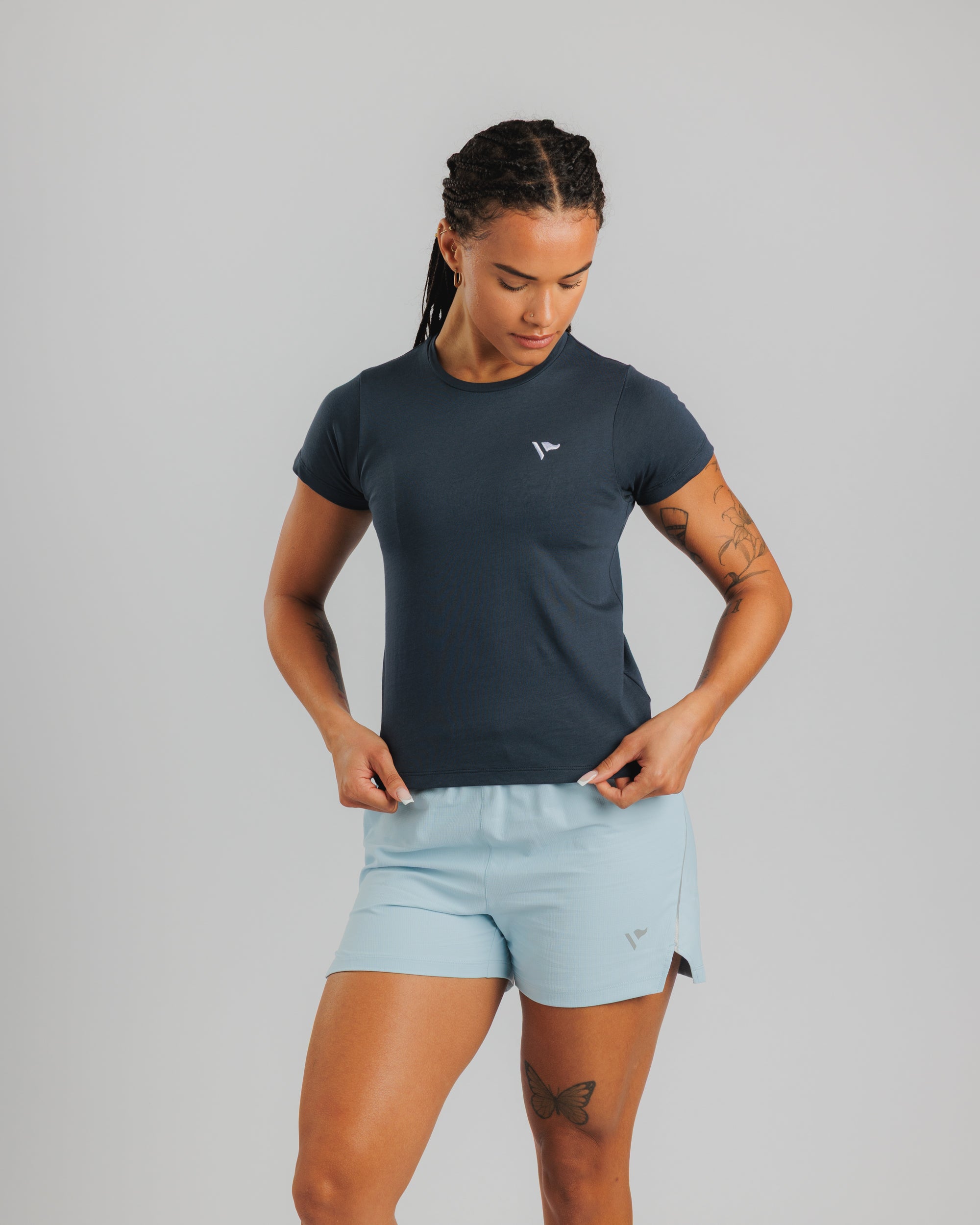 Drift S/S Cotton Tee Women's - Faded Black