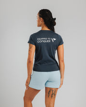 Drift S/S Cotton Tee Women's - Faded Black