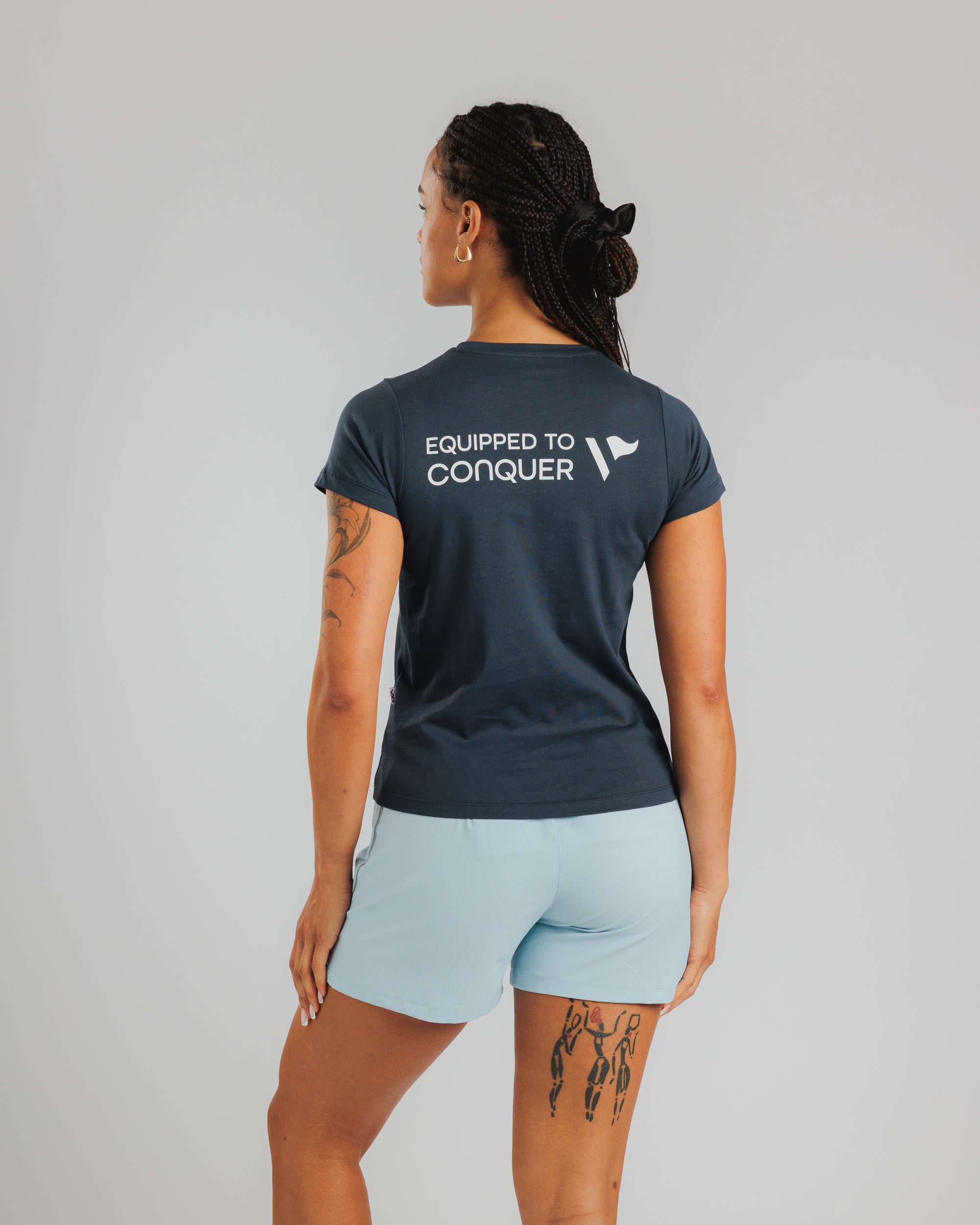 Drift S/S Cotton Tee Women's - Faded Black