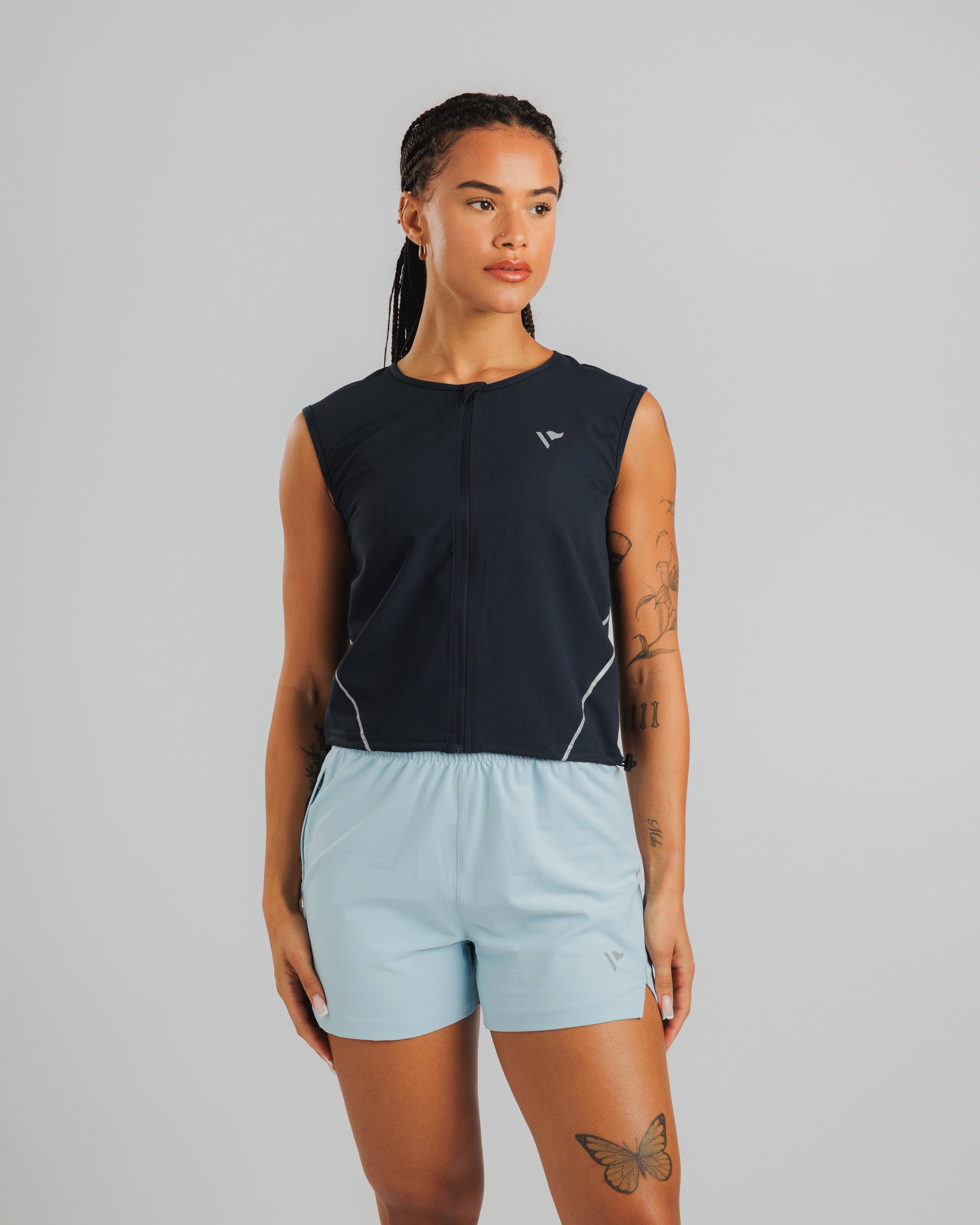 Pace Running Gilet Women's - Faded Black