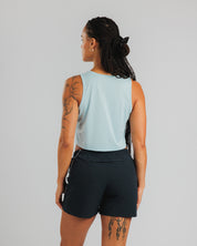Swift Cropped Vest Women's - Sky Mist