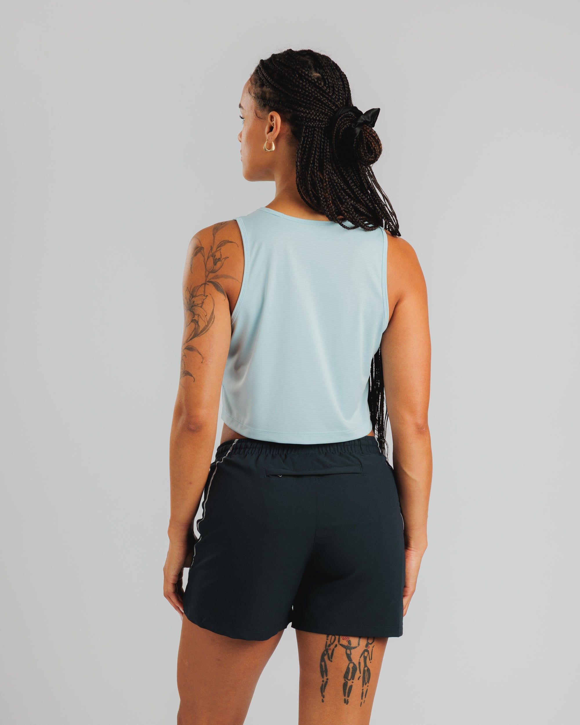 Swift Cropped Vest Women's - Sky Mist