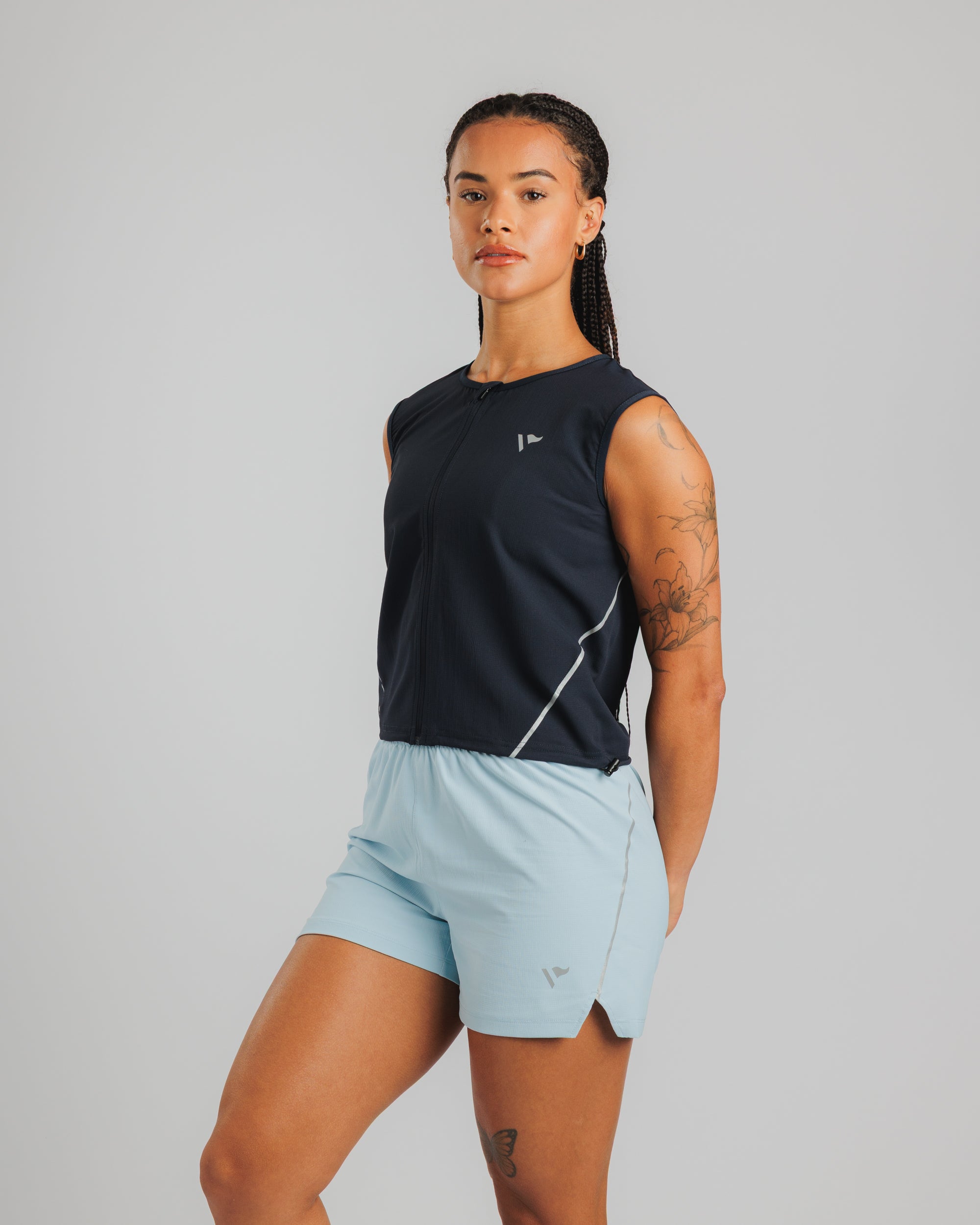 Pace Running Gilet Women's - Faded Black