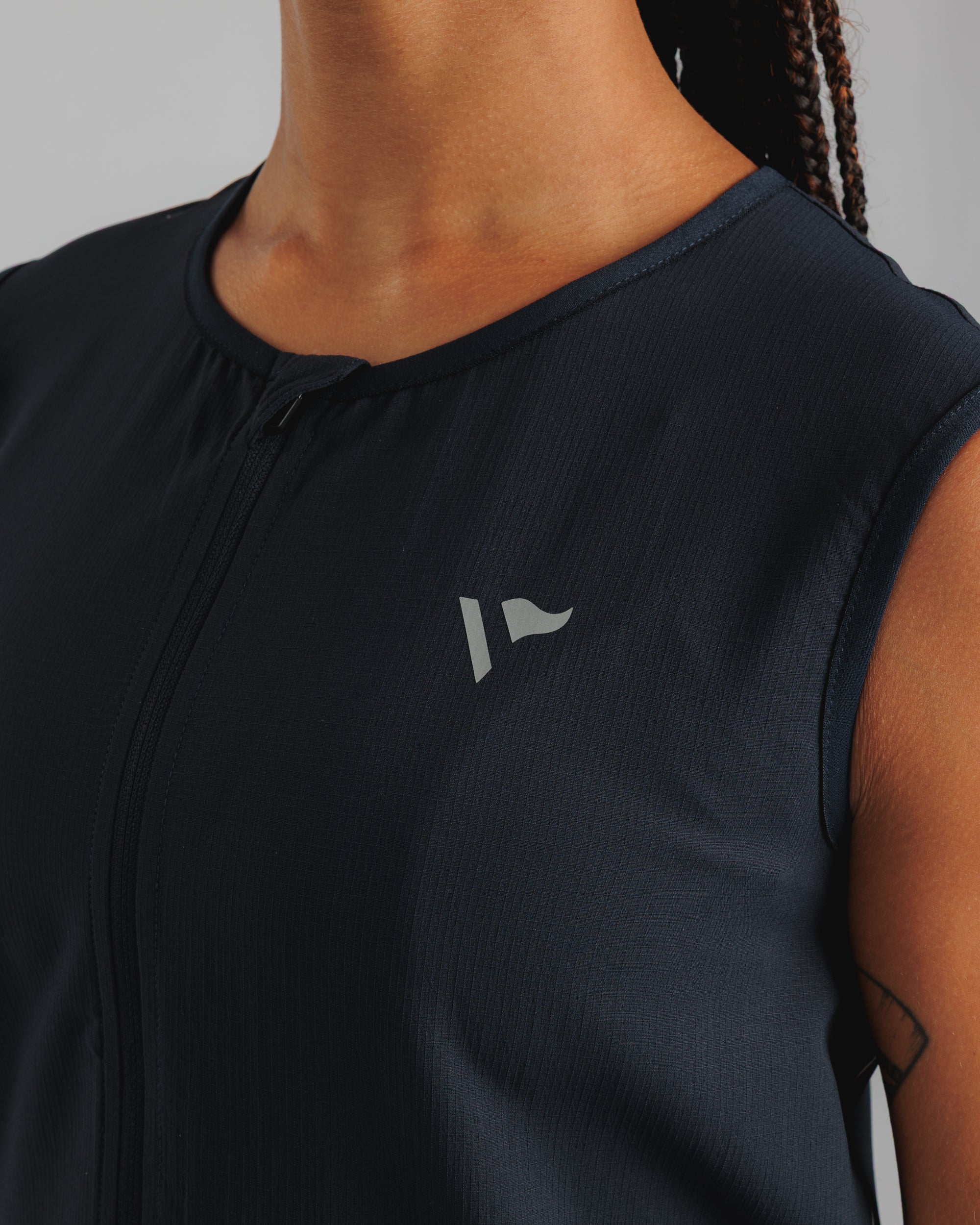 Pace Running Gilet Women's - Faded Black