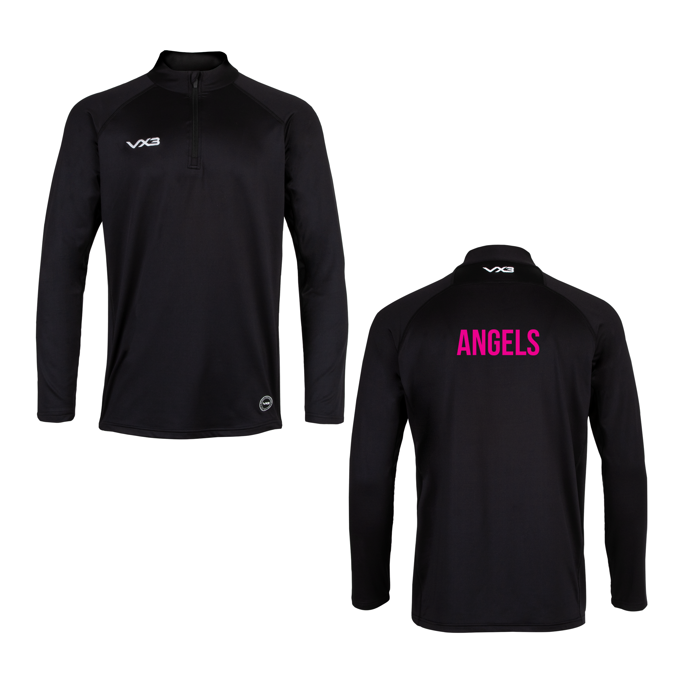 Angels Netball Primus Quarter Zip