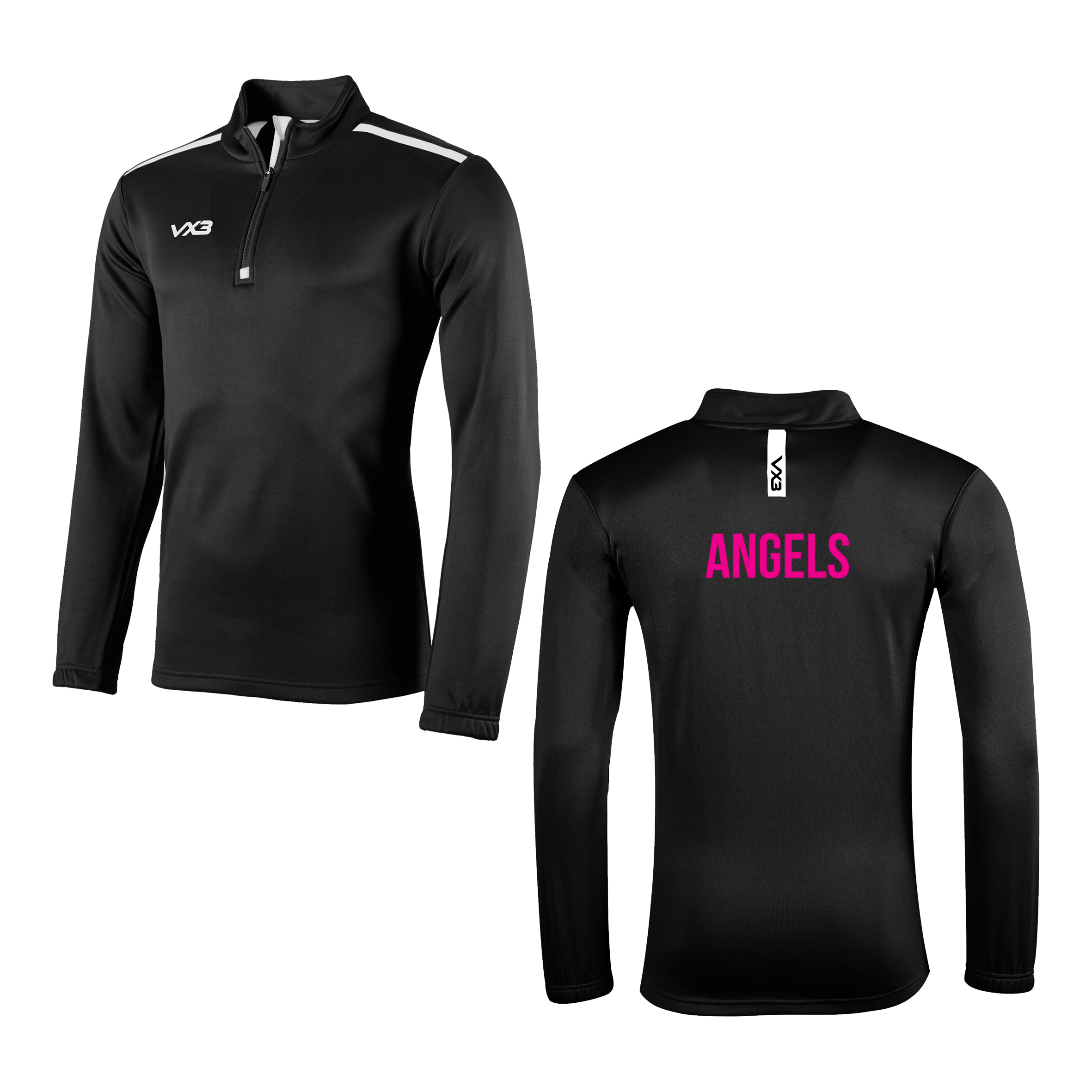 Angels Netball Fortis Quarter Zip Sweat