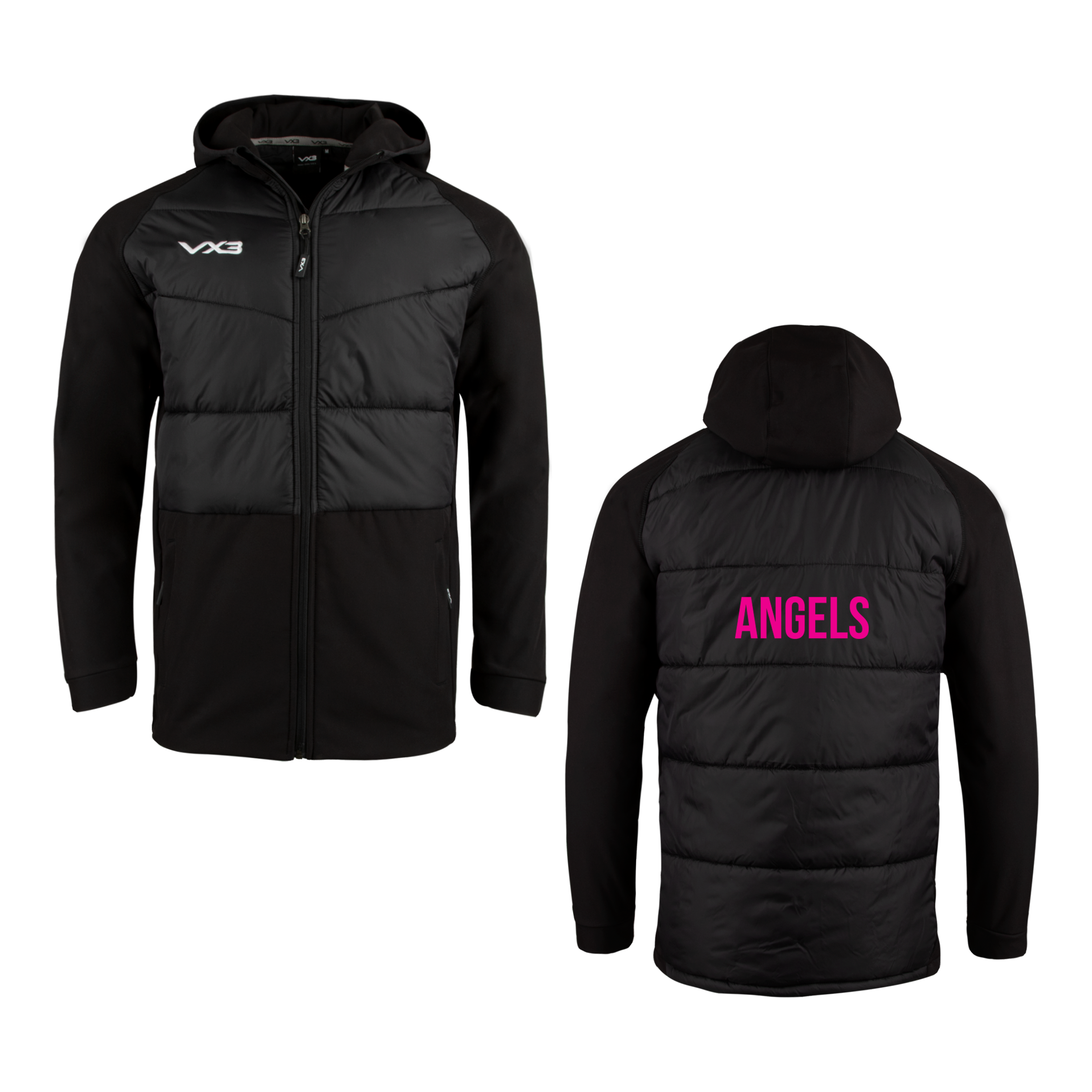 Angels Netball Tempest Hybrid Jacket