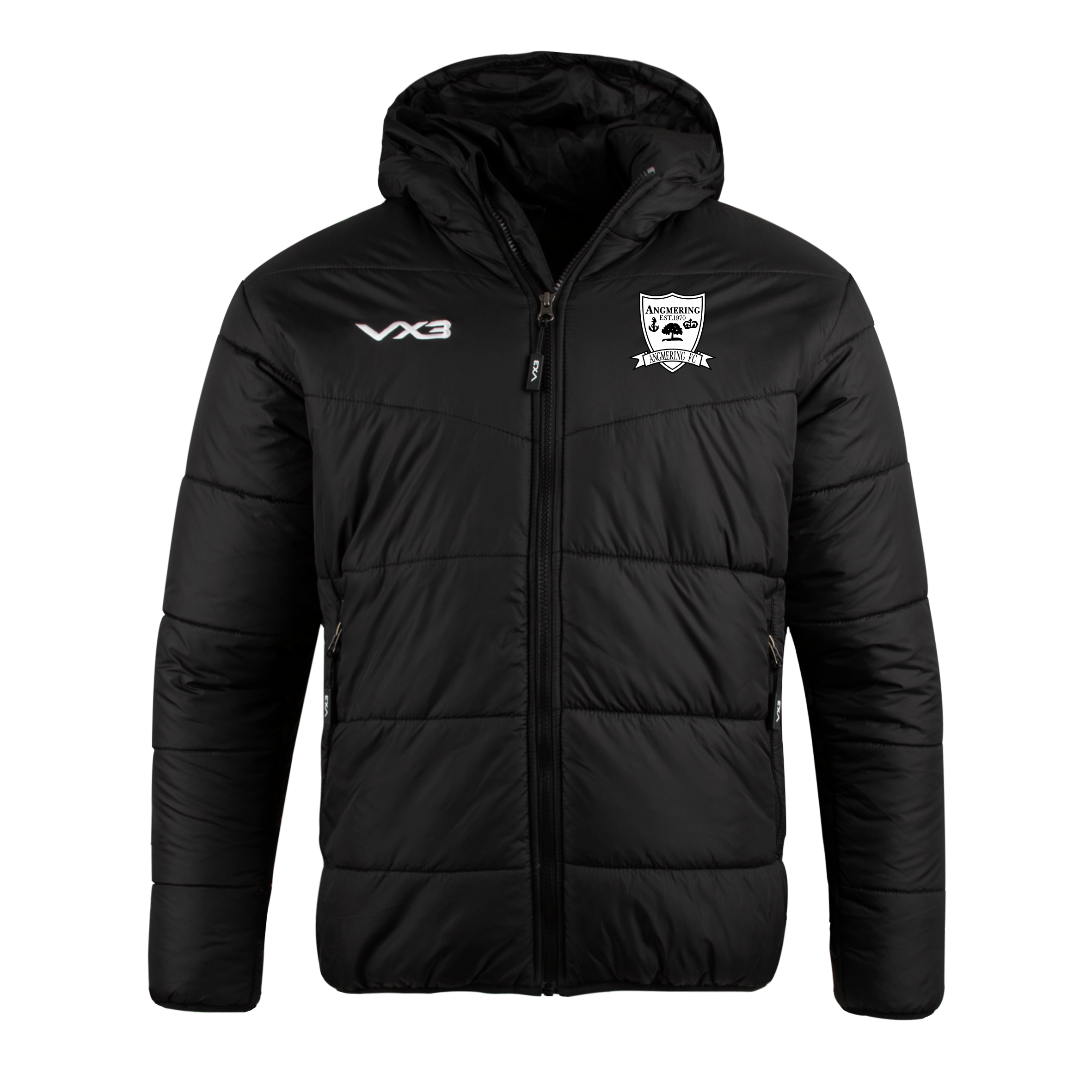 Angmering Youth FC Lorica Quilted Jacket Black