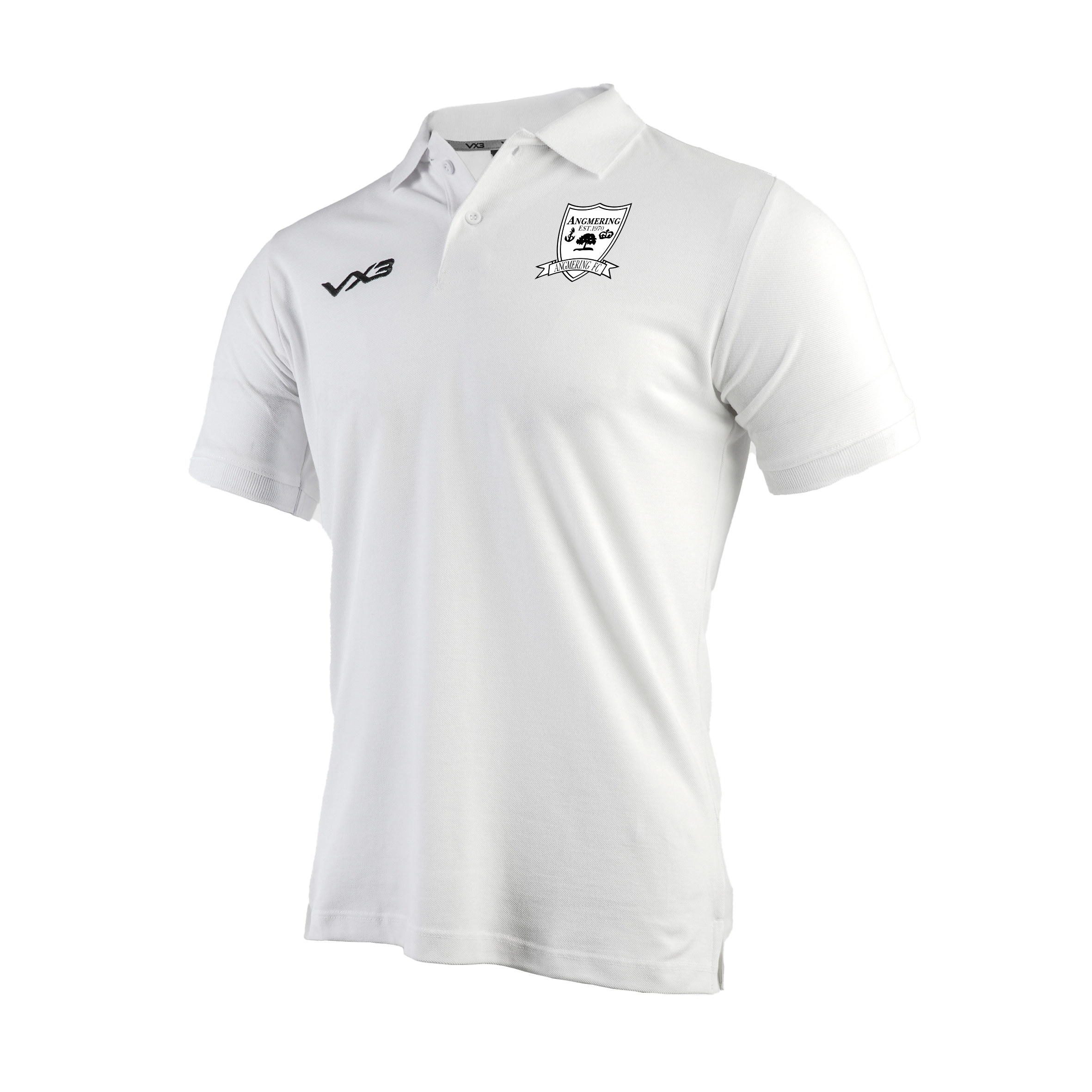 Angmering Youth FC Primus Polo Shirt White