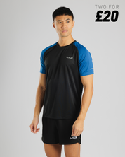 Aerowave T-Shirt- Black/Blue