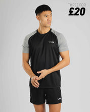 Aerowave T-Shirt- Black/Grey