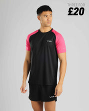 Aerowave T-Shirt- Black/Pink