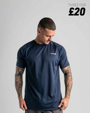 Aerowave T-Shirt- Navy