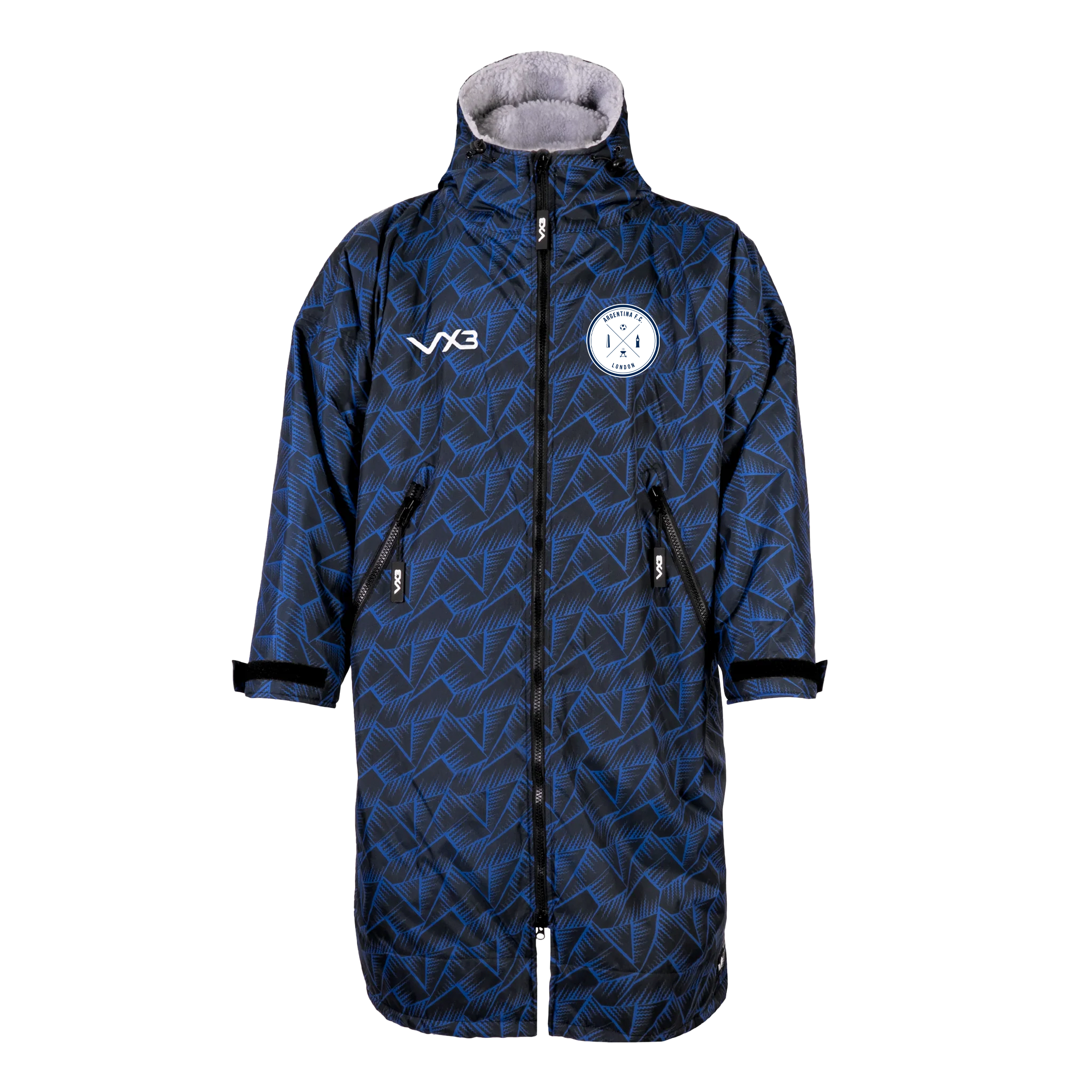 Argentina FC Duro Elite Sports Robe Marine/Grey Kids