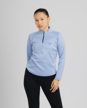 Arizona Quarter Zip Womens- Cirrus Blue