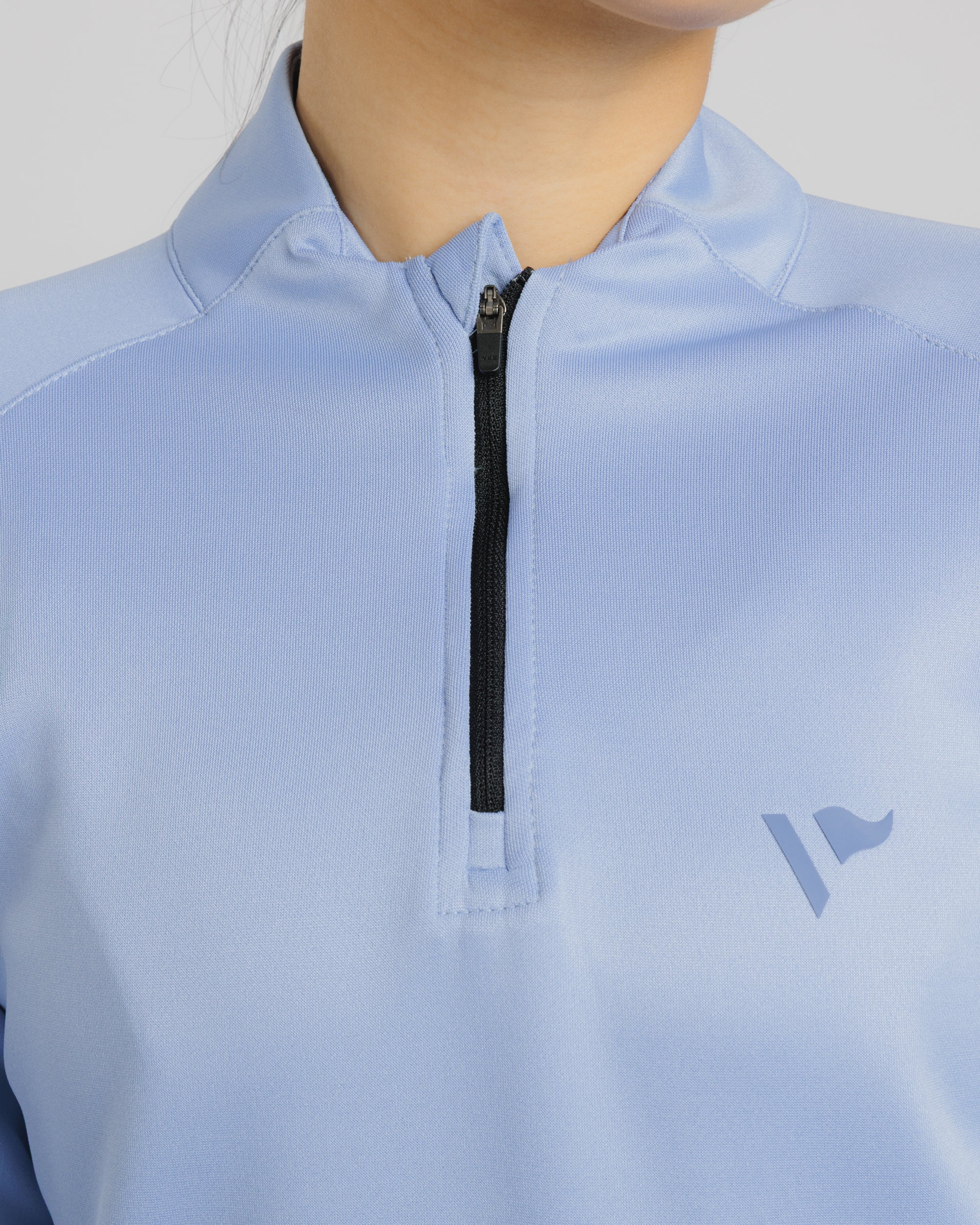 Arizona Quarter Zip Womens- Cirrus Blue