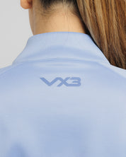 Arizona Quarter Zip Womens- Cirrus Blue