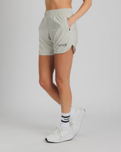 Arizona Performance Womens Shorts- Dune Grey/Mesa Clay