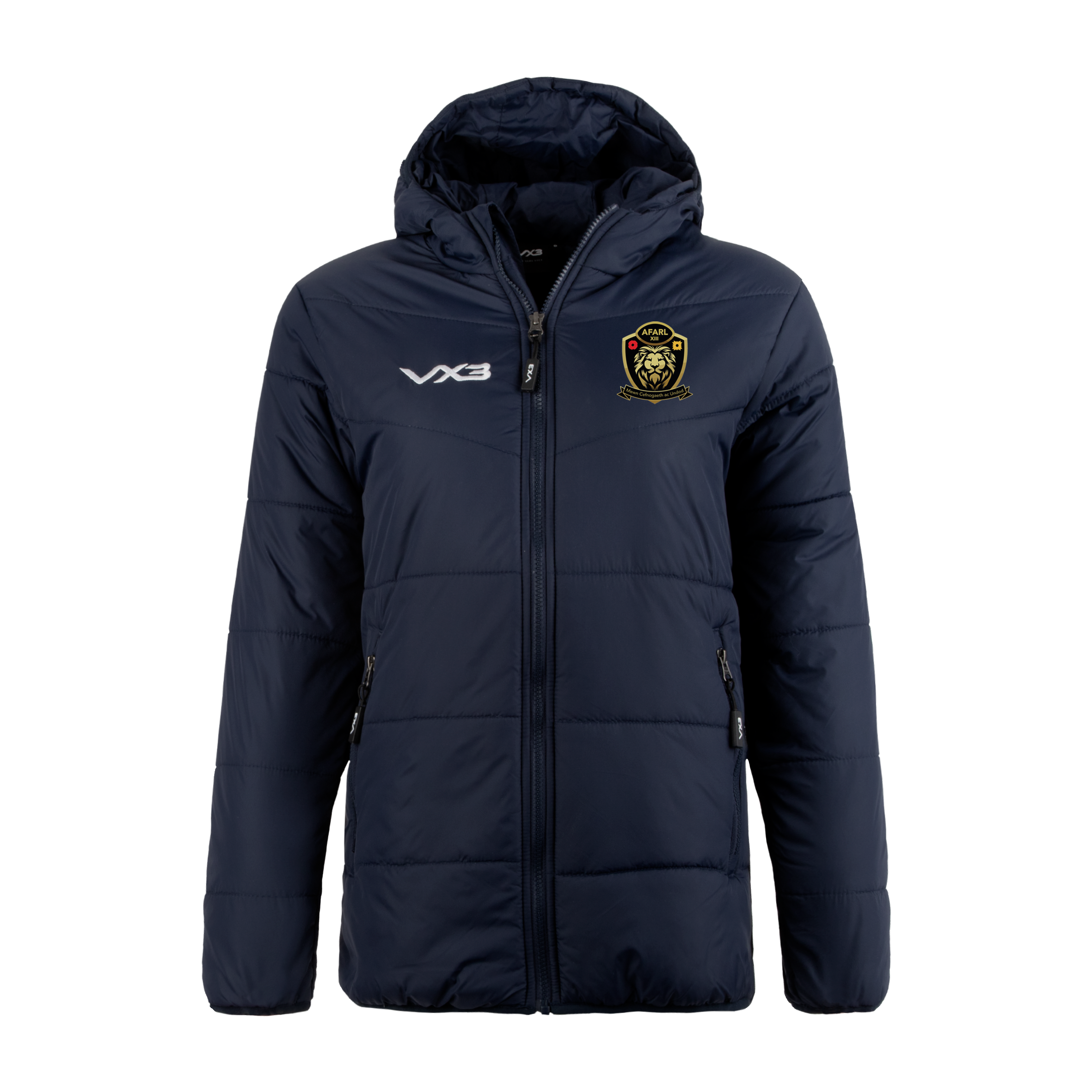 Armed Forces Affiliates Rugby League Cymru Lorica Quilted Jacket Ladies