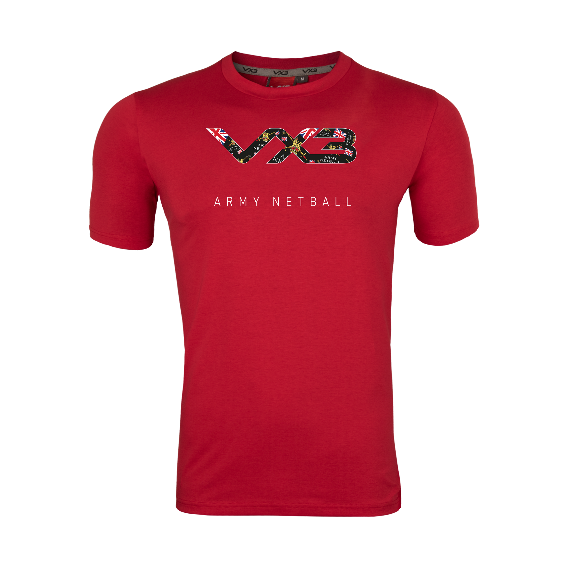 Army Netball Red Invicta Club Tee