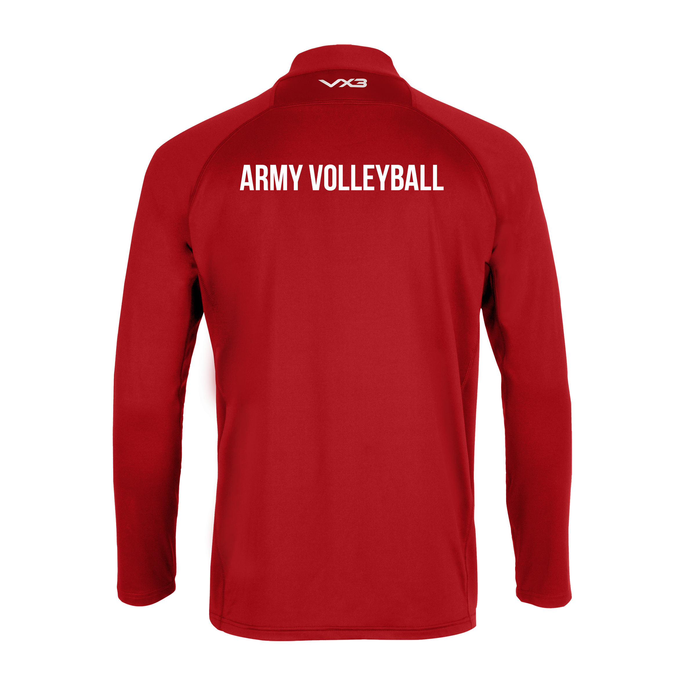 British Army Volleyball Red Primus Youth Quarter Zip