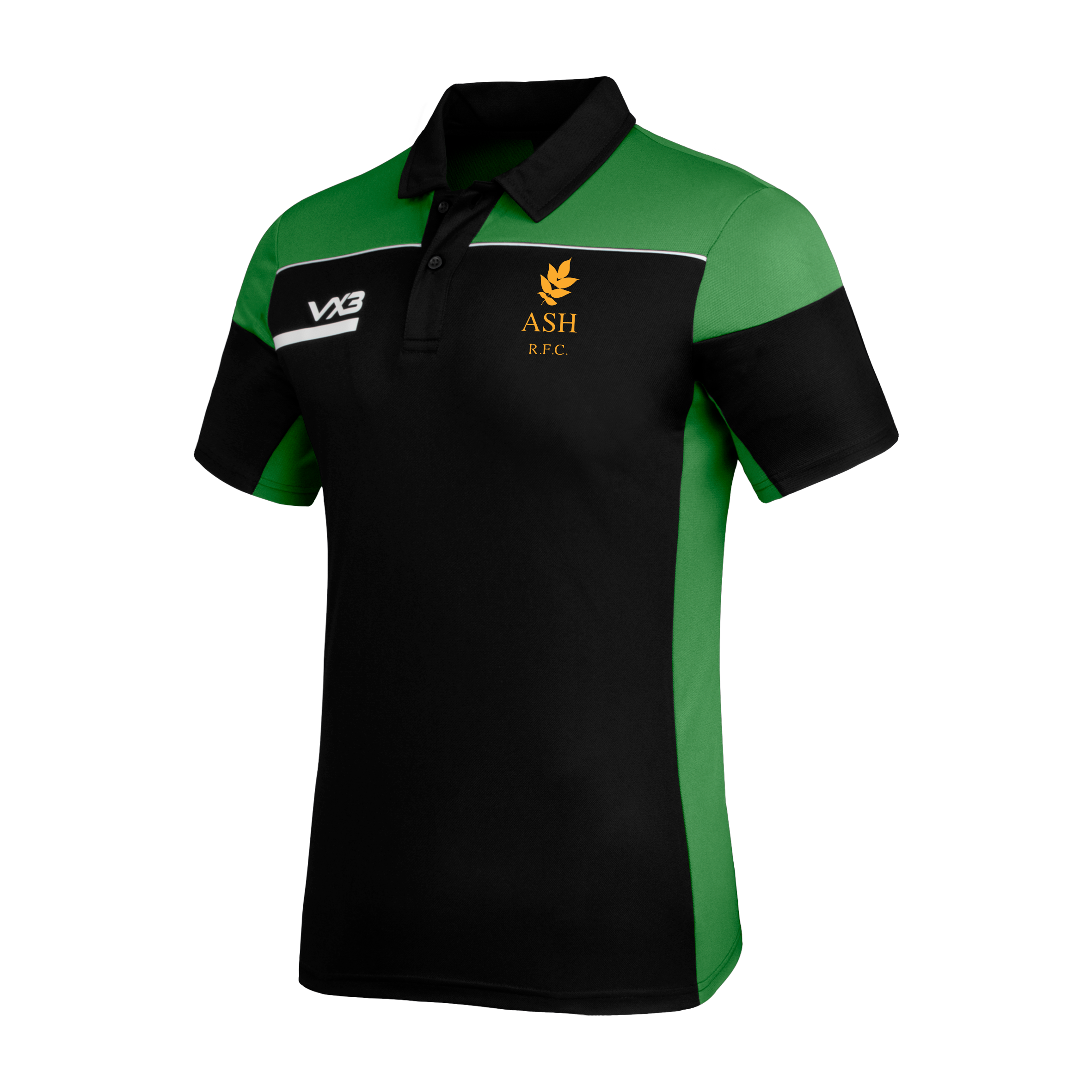 Ash RFC Opus Polo - Black Emerald