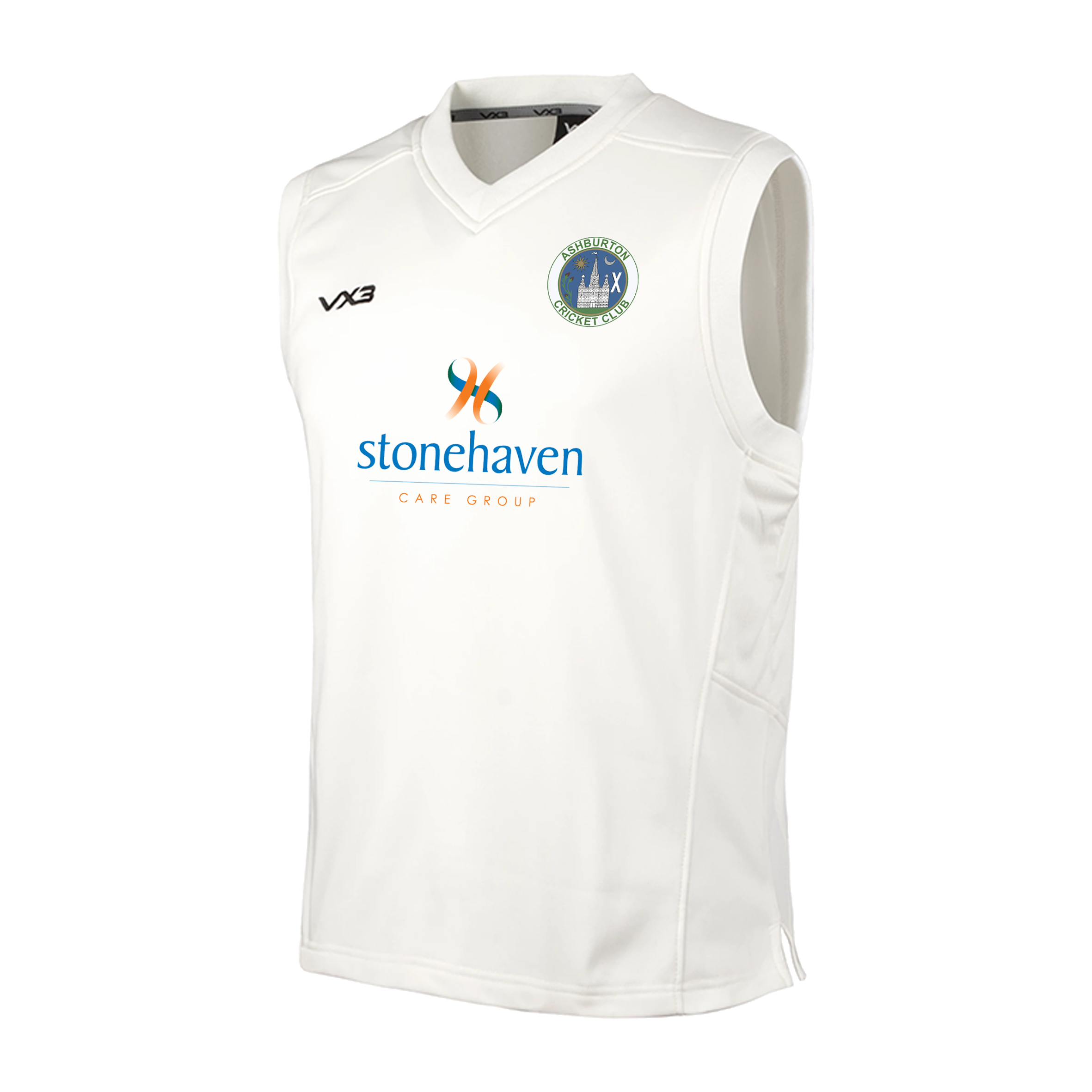 Ashburton Cricket Club Whites Elite Slipover
