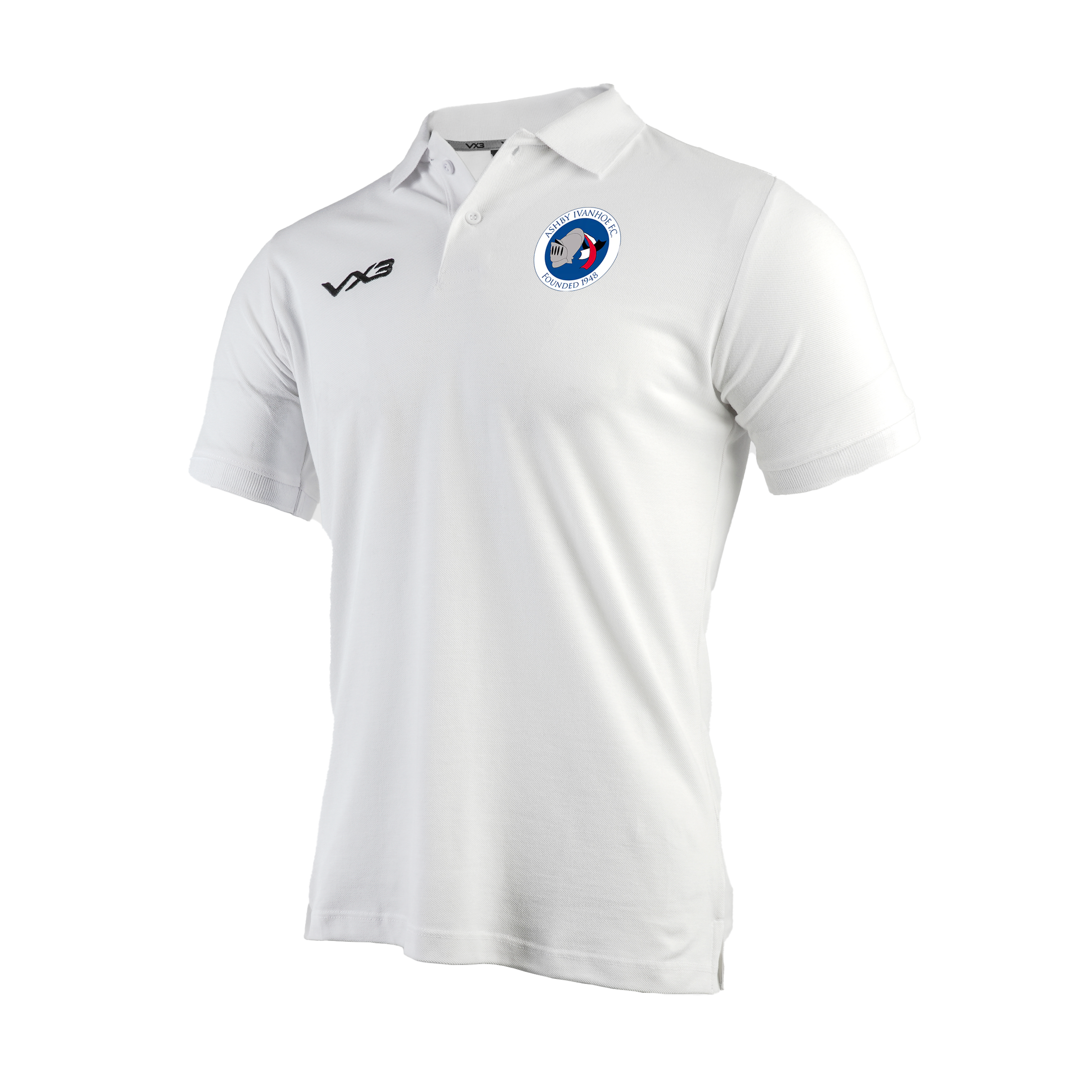 Ashby Ivanhoe FC Primus Polo Shirt White