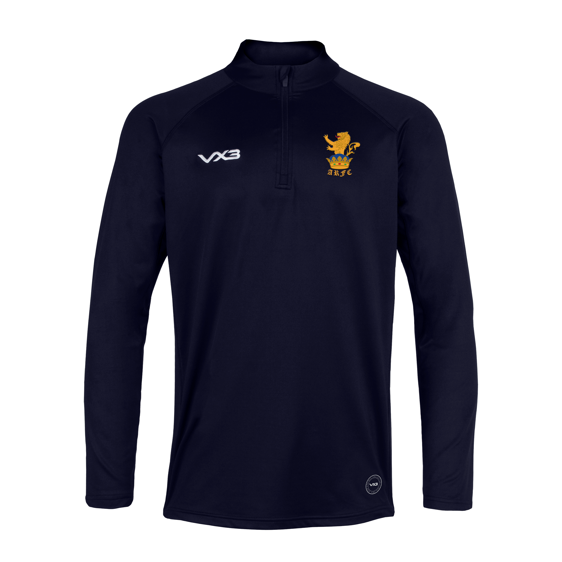 Ashington JW RFC Navy Primus Quarter Zip