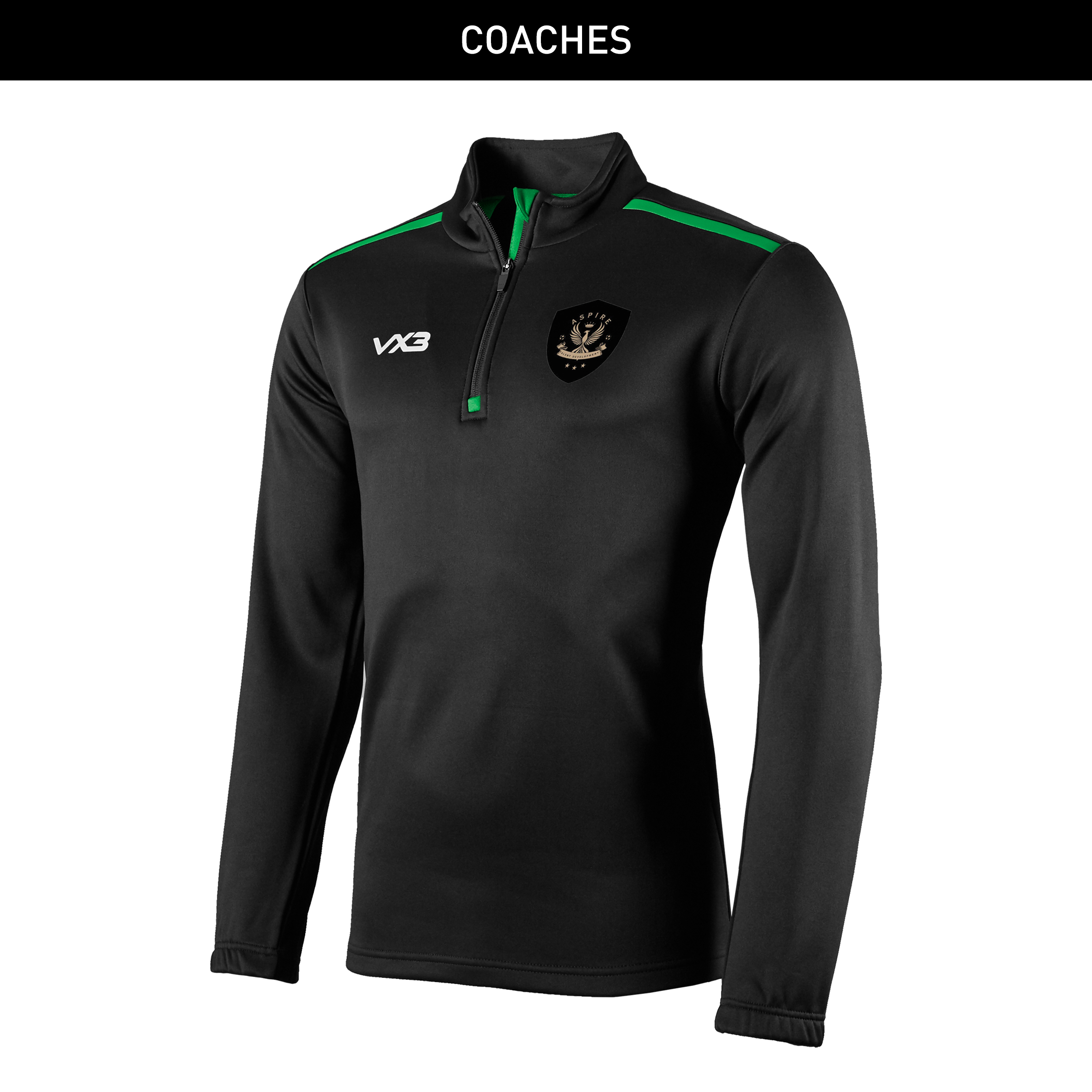Aspire Talent Development Fortis Quarter Zip Sweat - Coaches