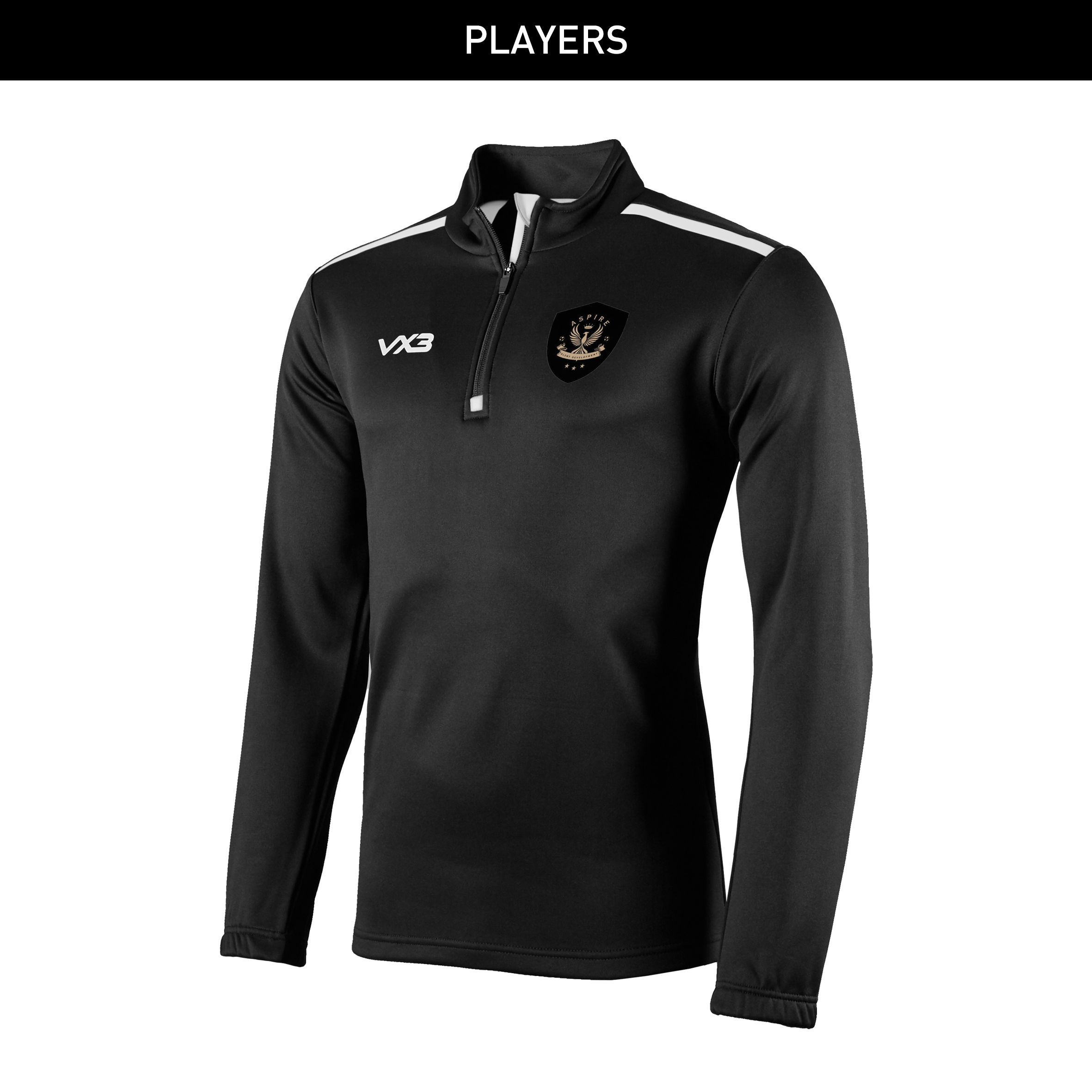 Aspire Talent Development Fortis Youth Quarter Zip Sweat- Players