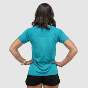 Aurora Tee Ladies Azure Blue
