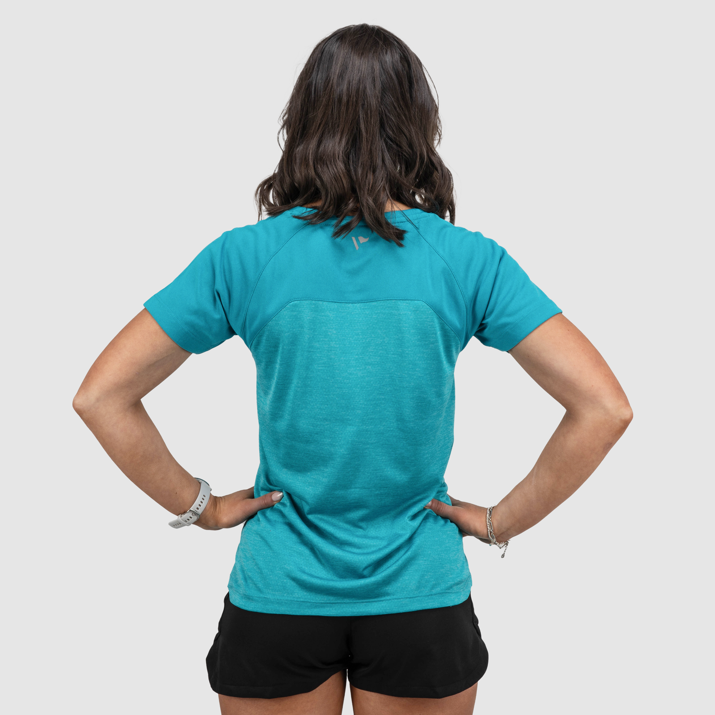 Aurora Tee Ladies Azure Blue