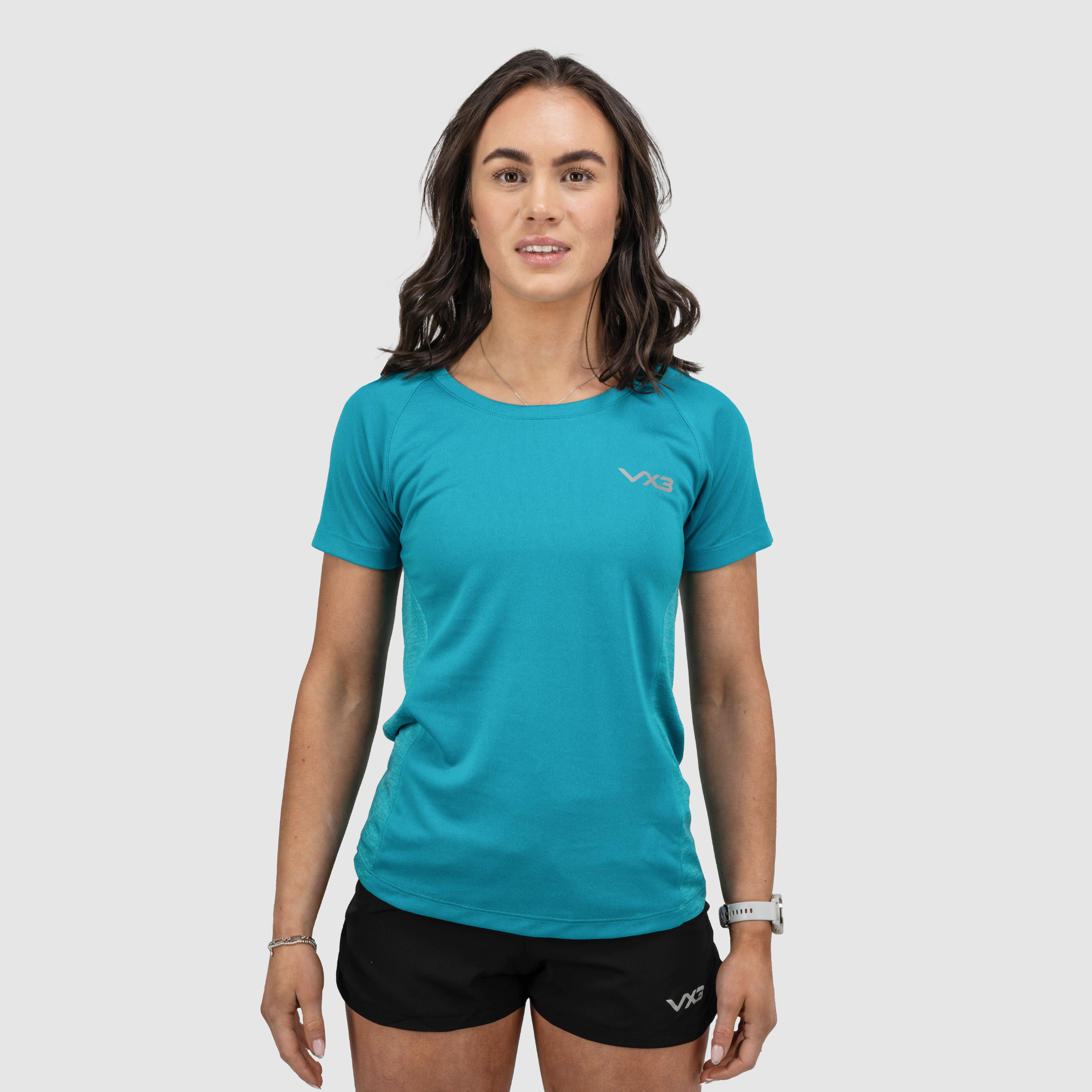 Aurora Tee Ladies Azure Blue