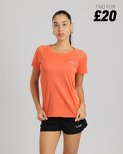Aurora Tee Ladies Apricot