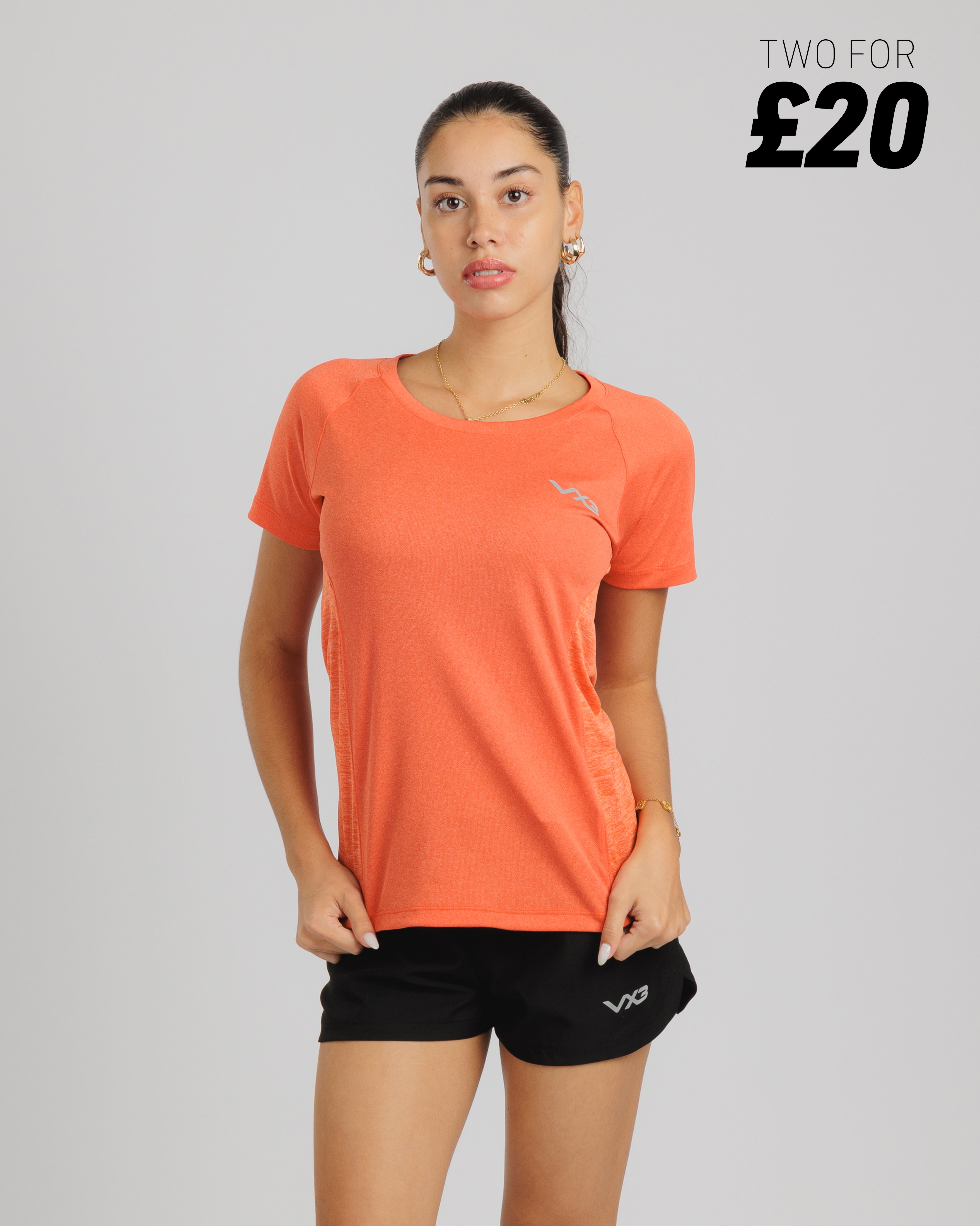 Aurora Tee Ladies Apricot