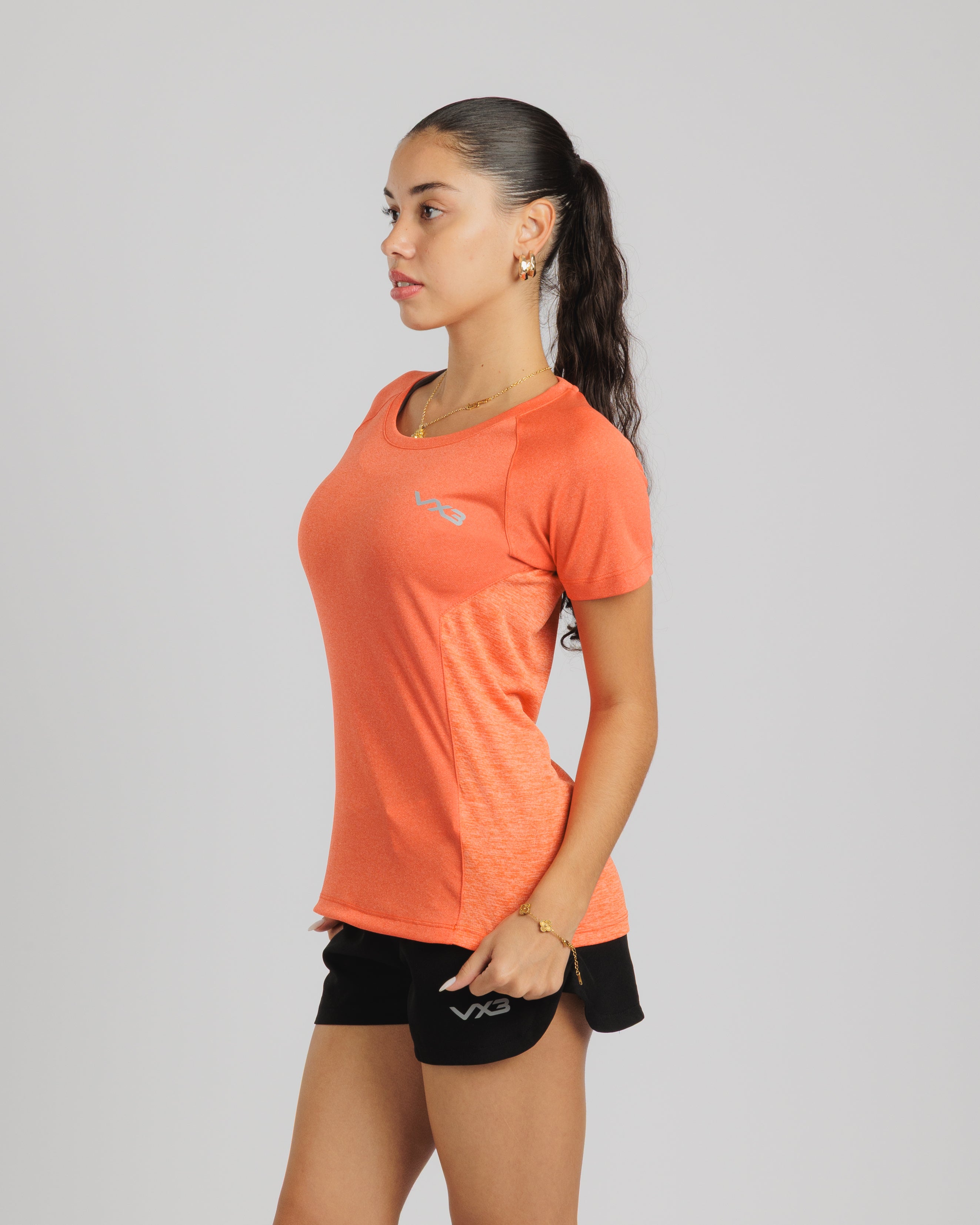Aurora Tee Ladies Apricot